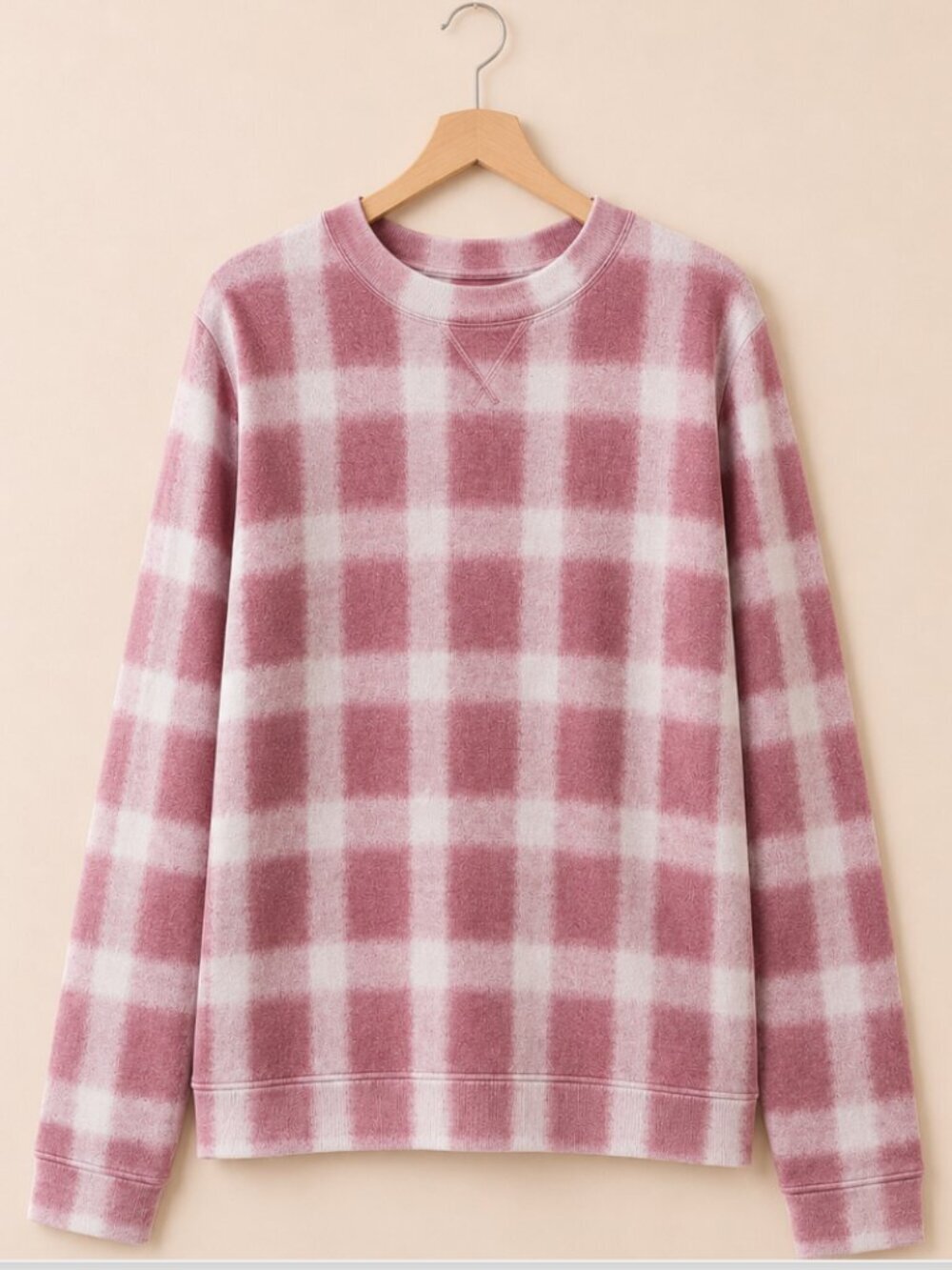 Marc Jacobs Blurred Gingham Print Sweater
